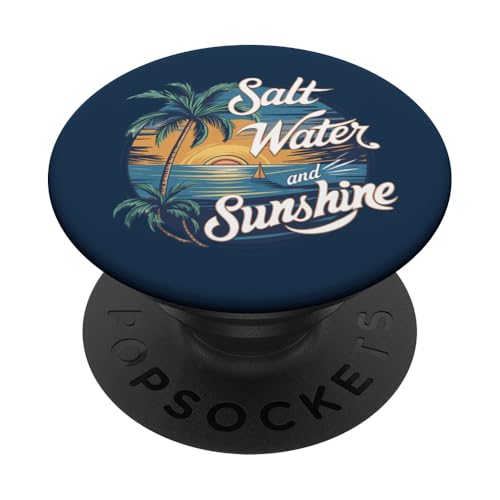 Salzwasser und Sonnenschein PopSockets Klebender PopGrip Salzwasser und Sonnenschein PopSockets Klebender PopGrip von The Aqua Cottage