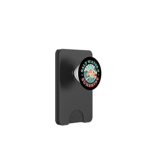 Salzwasser und Sonnenschein PopSockets PopWallet für MagSafe Salzwasser und Sonnenschein PopSockets PopWallet für MagSafe von The Aqua Cottage