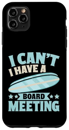 Vorstandssitzung Funny Surfer Hülle für iPhone 11 Pro Max von The Aqua Cottage