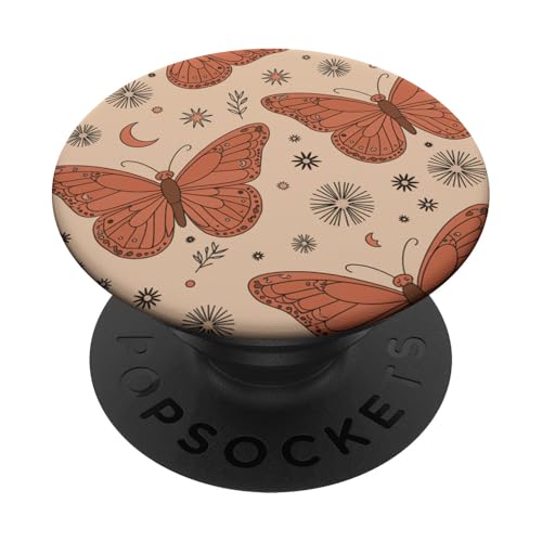 Schmetterling, Boho-Kunst, himmlische Naturstimmung PopSockets Klebender PopGrip von The Beauty Butterfly Store