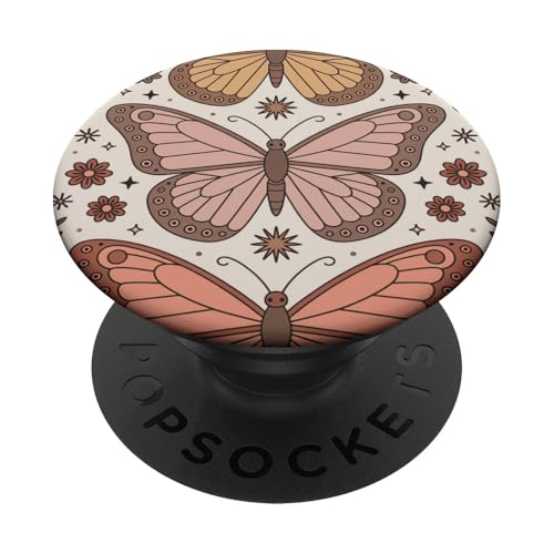 Schmetterling, Boho-Kunst, von der Natur inspiriert, Magie PopSockets Klebender PopGrip von The Beauty Butterfly Store