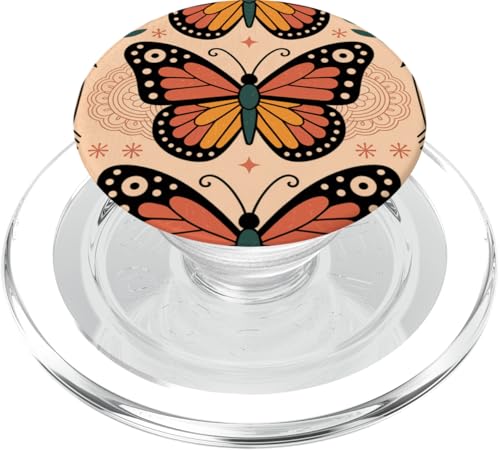 Schmetterling Boho Art Vintage Natur Ästhetik PopSockets PopGrip für MagSafe von The Beauty Butterfly Store