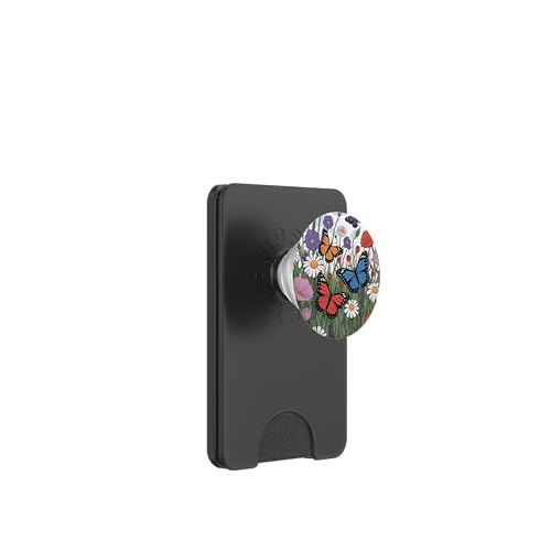 Schmetterling Wildblume Wiese Frühling Frauen Mädchen Natur Garten PopSockets PopWallet für MagSafe Schmetterling Wildblume Wiese Frühling Frauen Mädchen Natur Garten PopSockets PopWallet für MagSafe von The Beauty Butterfly Store