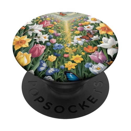 Schmetterling Wildblumenwiese Natur Garten Frühling Frauen PopSockets Klebender PopGrip Schmetterling Wildblumenwiese Natur Garten Frühling Frauen PopSockets Klebender PopGrip von The Beauty Butterfly Store