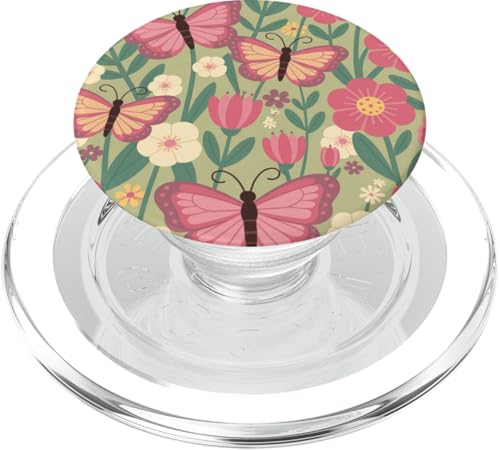 Schmetterlinge Blumen Frühling Garten Schönheit PopSockets PopGrip für MagSafe von The Beauty Butterfly Store