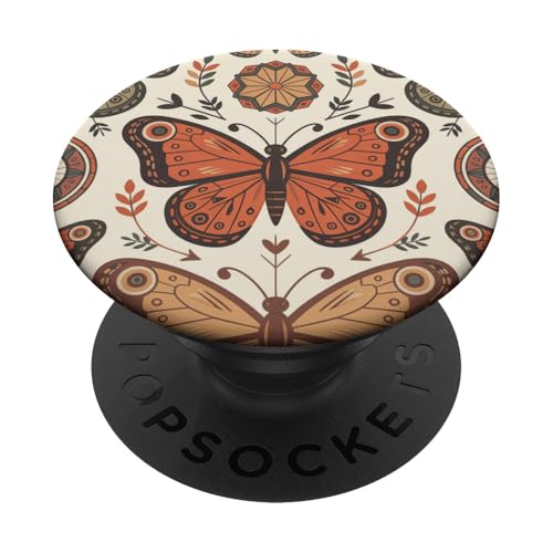 Vintage Schmetterling Boho Kunst Mandala Muster PopSockets Klebender PopGrip Vintage Schmetterling Boho Kunst Mandala Muster PopSockets Klebender PopGrip von The Beauty Butterfly Store