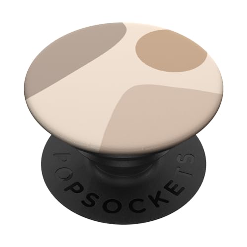 Boho, Mokka, Beige, neutrale Farben, abstrakte Kunstformen PopSockets Klebender PopGrip Boho, Mokka, Beige, neutrale Farben, abstrakte Kunstformen PopSockets Klebender PopGrip von The Best Neutral Colors Designs