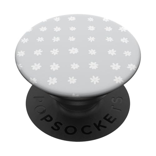 Graues Boho-neutralweißes Sommer-Muster PopSockets Klebender PopGrip Graues Boho-neutralweißes Sommer-Muster PopSockets Klebender PopGrip von The Best Summer Floral Designs