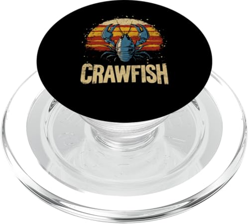 Cool Cajun Langusten Festival im Vintage-Look im Retro-Look bei Sonnenuntergang PopSockets PopGrip für MagSafe von The Cajun & The Crawfish
