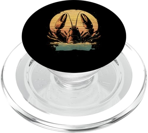 Cool Cajun Langusten Festival im Vintage-Look im Retro-Look bei Sonnenuntergang PopSockets PopGrip für MagSafe Cool Cajun Langusten Festival im Vintage-Look im Retro-Look bei Sonnenuntergang PopSockets PopGrip für MagSafe von The Cajun & The Crawfish
