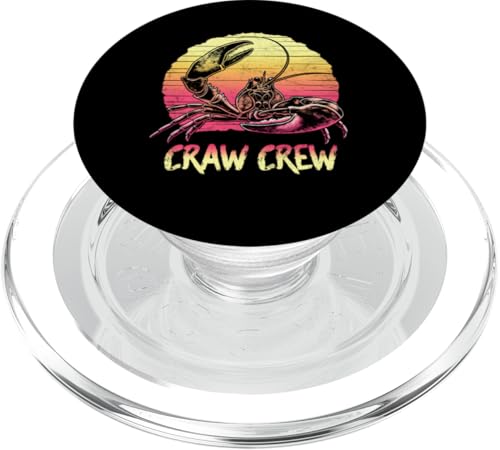 Craw Crew Crawfish Boil Crew Cool Cajun im Retro-Look bei Sonnenuntergang PopSockets PopGrip für MagSafe Craw Crew Crawfish Boil Crew Cool Cajun im Retro-Look bei Sonnenuntergang PopSockets PopGrip für MagSafe von The Cajun & The Crawfish