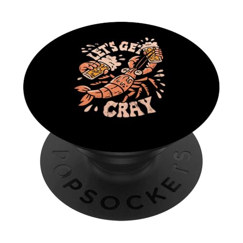 Crawfish Boil Let's Get Cray Retro Hummer Cajun Food Festival PopSockets Klebender PopGrip Crawfish Boil Let's Get Cray Retro Hummer Cajun Food Festival PopSockets Klebender PopGrip von The Cajun & The Crawfish