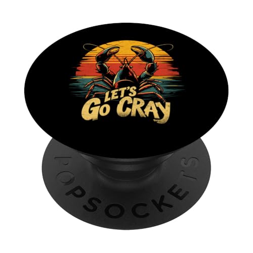 Crawfish Boil Party Let's Go Cray Cajun-Food im Retro-Look bei Sonnenuntergang PopSockets Klebender PopGrip Crawfish Boil Party Let's Go Cray Cajun-Food im Retro-Look bei Sonnenuntergang PopSockets Klebender PopGrip von The Cajun & The Crawfish