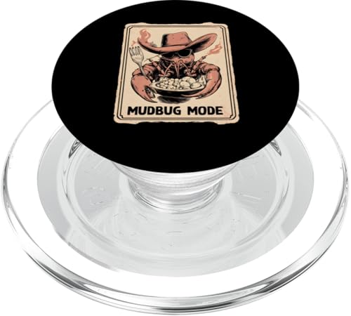 Traditionelles Western Cajun-Food-Festival im Stil von Langusten und Schlammkäfern PopSockets PopGrip für MagSafe von The Cajun & The Crawfish