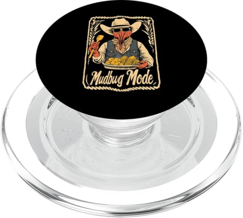 Traditionelles Western Cajun-Food-Festival im Stil von Langusten und Schlammkäfern PopSockets PopGrip für MagSafe von The Cajun & The Crawfish