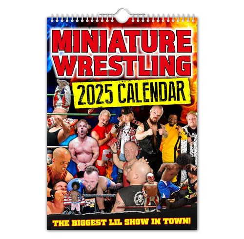 Miniatur Wrestling - 2023 Wandkalender // Lustig / Witzig / Weihnachten / Geburtstag / Geschenkidee / Geschenk / Neuheit / Humor / Wichteln / Jahresplaner / Büro Geschenk Miniatur Wrestling - 2023 Wandkalender // Lustig / Witzig / Weihnachten / Geburtstag / Geschenkidee / Geschenk / Neuheit / Humor / Wichteln / Jahresplaner / Büro Geschenk von The Calendar King