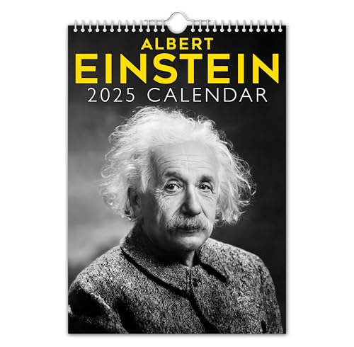 The Calendar King // Albert Einstein – Wandkalender 2025 – Original (vollfarbig, A3-Größe) von The Calendar King