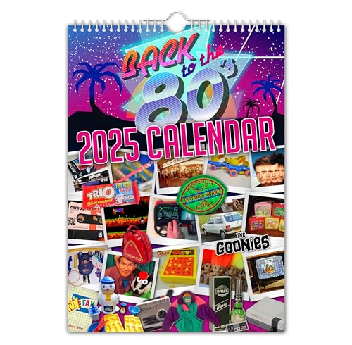 The Calendar King // Back to the 80's - Wandkalender 2025 (Vollfarbig, A4-Größe) von The Calendar King