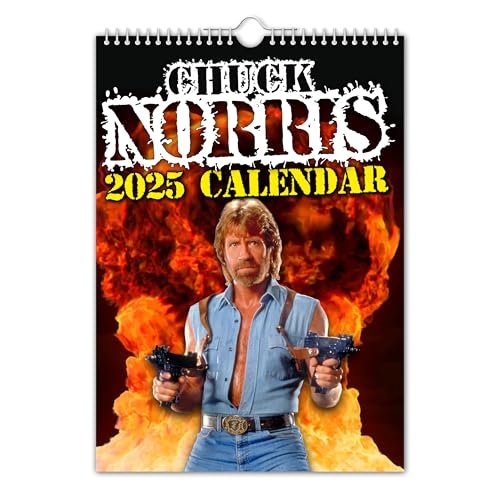 The Calendar King // Chuck Norris Wandkalender 2025 (Vollfarbig, A4-Größe) von The Calendar King