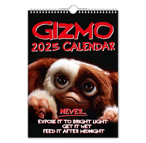 The Calendar King // Gizmo - Gremlins - Wandkalender 2025 (Vollfarbig, A4-Größe) von The Calendar King