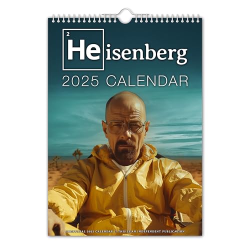 The Calendar King // Heisenberg - Wandkalender 2025 - A4 Größe The Calendar King // Heisenberg - Wandkalender 2025 - A4 Größe von The Calendar King