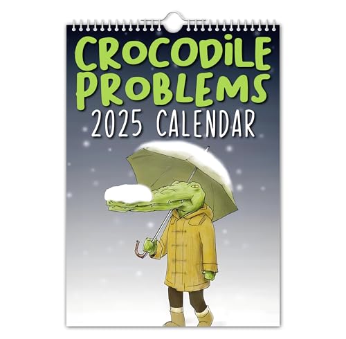 The Calendar King // Krokodilprobleme – Wandkalender 2025 (Vollfarbig, A3-Größe) von The Calendar King