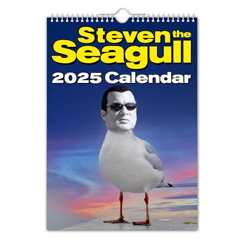 The Calendar King // Steven the Seagull – Wandkalender 2025 (vollfarbig, A4-Größe) von The Calendar King
