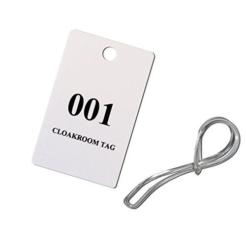 200 Pre-Printed Plastic Tags/Tickets Numbered 001 – 100 With Black Text 100 Luggage Loops 200 Pre-Printed Plastic Tags/Tickets Numbered 001 – 100 With Black Text 100 Luggage Loops von The Card Network