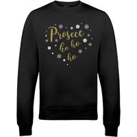 Prosecc Ho Ho Ho Xmas Sweatshirt - S von The Christmas Collection