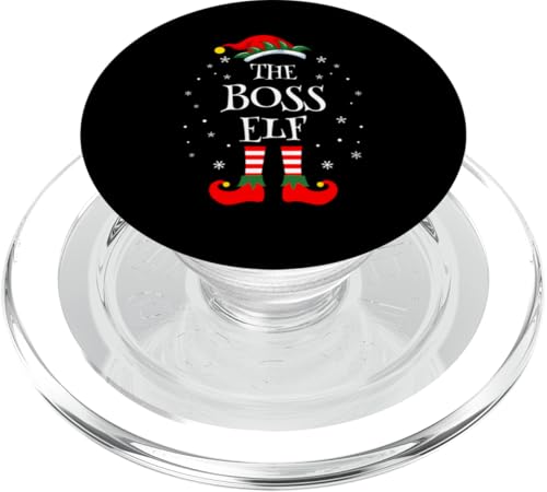 The Boss Elf Christmas Family Matching Group Xmas Funny PopSockets PopGrip für MagSafe The Boss Elf Christmas Family Matching Group Xmas Funny PopSockets PopGrip für MagSafe von The Christmas Elf Costume Family Gifts Holiday Tee