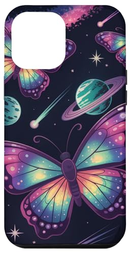 Galaxie Schmetterlinge Cosmic Planets Stars Fantasy Hülle für iPhone 12 Pro Max von The Cosmic Butterfly Co.