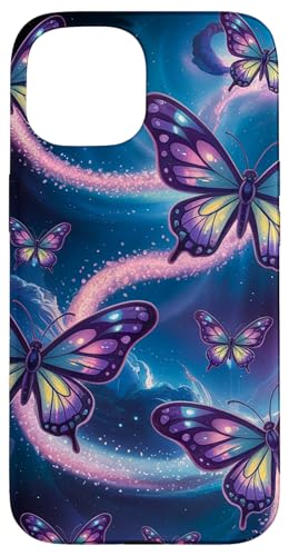 Kosmische Schmetterlingsgalaxie Weltraum Verträumter Nachthimmel Hülle für iPhone 15 von The Cosmic Butterfly Co.