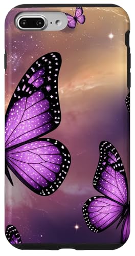 Lila Cosmic Butterflies Galaxy Dream Hülle für iPhone 7 Plus/8 Plus von The Cosmic Butterfly Co.