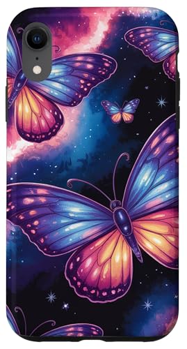 Schmetterlingsgalaxie — Verzauberung der kosmischen Träume Hülle für iPhone XR von The Cosmic Butterfly Co.