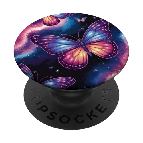Schmetterlingsgalaxie — Verzauberung der kosmischen Träume PopSockets Klebender PopGrip von The Cosmic Butterfly Co.
