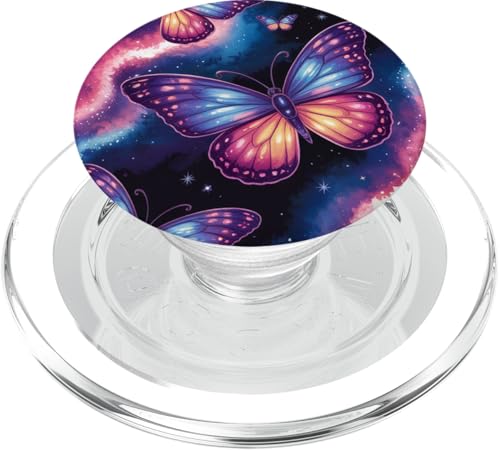 Schmetterlingsgalaxie — Verzauberung der kosmischen Träume PopSockets PopGrip für MagSafe von The Cosmic Butterfly Co.