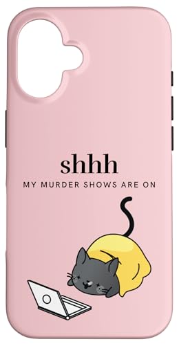 Cozy Mystery Cat Crime Shss Meine Mordshows laufen. Hülle für iPhone 16 von The Cozy Mystery Company