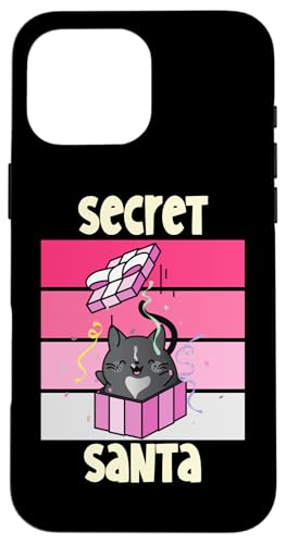 Weihnachtskatze Cozy Mystery Secret Santa Meowy Catmas Hülle für iPhone 16 Pro Max von The Cozy Mystery Company