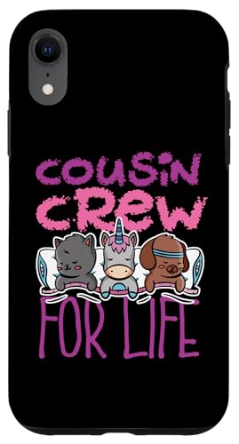 Cousin Crew For Life Süße Tiere Hülle für iPhone XR Cousin Crew For Life Süße Tiere Hülle für iPhone XR von The Crazy Cousin Crew