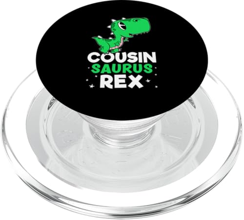 Cousin Saurus Rex T-Rex für Mädchen und Jungen PopSockets PopGrip für MagSafe von The Crazy Cousin Crew