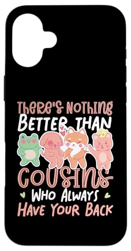 Cousins haben immer Ihre Rückentiere für Kinder Hülle für iPhone 16 Plus Cousins haben immer Ihre Rückentiere für Kinder Hülle für iPhone 16 Plus von The Crazy Cousin Crew