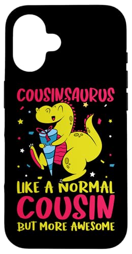 Cousinsaurus - Wie ein normaler Cousin, aber noch toller Hülle für iPhone 16 Cousinsaurus - Wie ein normaler Cousin, aber noch toller Hülle für iPhone 16 von The Crazy Cousin Crew