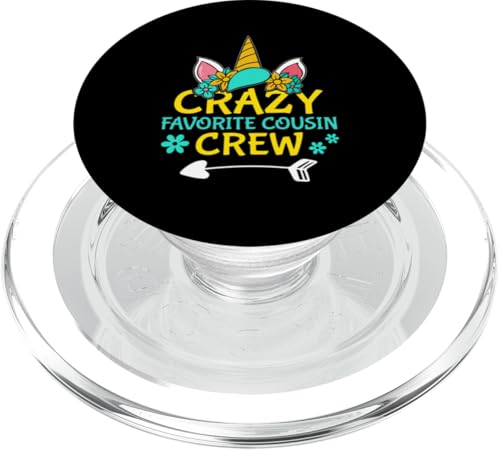 Crazy Favorite Cousin Crew Einhorn für Mädchen PopSockets PopGrip für MagSafe von The Crazy Cousin Crew