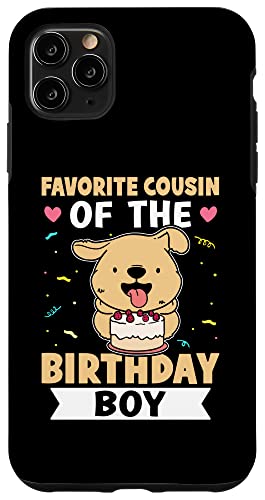 Favorite Cousin of the Birthday Boy Hund mit Kuchen Hülle für iPhone 11 Pro Max Favorite Cousin of the Birthday Boy Hund mit Kuchen Hülle für iPhone 11 Pro Max von The Crazy Cousin Crew
