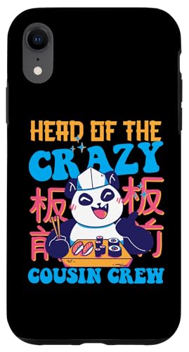 Kopf der verrückten Cousin-Crew Panda mit Sushi Hülle für iPhone XR Kopf der verrückten Cousin-Crew Panda mit Sushi Hülle für iPhone XR von The Crazy Cousin Crew