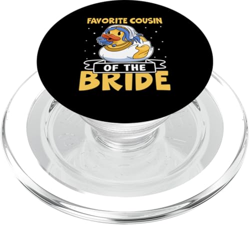 Lieblings-Cousin der Braut, lustige Ente PopSockets PopGrip für MagSafe von The Crazy Cousin Crew