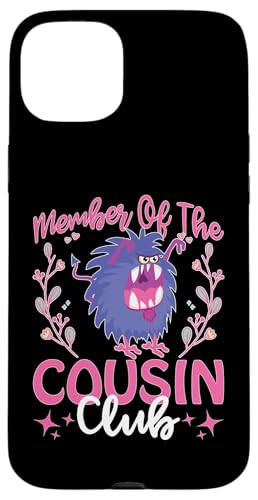 Mitglied des Cousin Club Monster Hülle für iPhone 15 Plus Mitglied des Cousin Club Monster Hülle für iPhone 15 Plus von The Crazy Cousin Crew