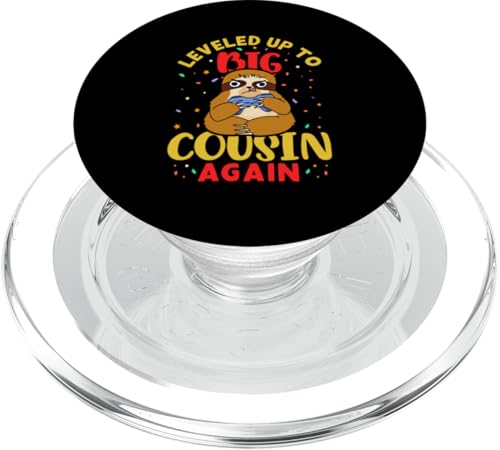 Wieder zum Big Cousin hochgestuft Gaming Sloth PopSockets PopGrip für MagSafe von The Crazy Cousin Crew