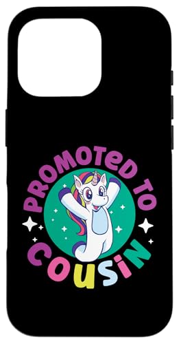 Zum Cousin-Einhorn für Mädchen befördert Hülle für iPhone 16 Pro Zum Cousin-Einhorn für Mädchen befördert Hülle für iPhone 16 Pro von The Crazy Cousin Crew