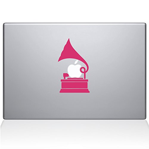 Die Aufkleber Guru 2097-mac-15p-bg Grammofon Aufkleber Vinyl Aufkleber, 38,1 cm MacBook Pro (2015 & Older), Pink von The Decal Guru